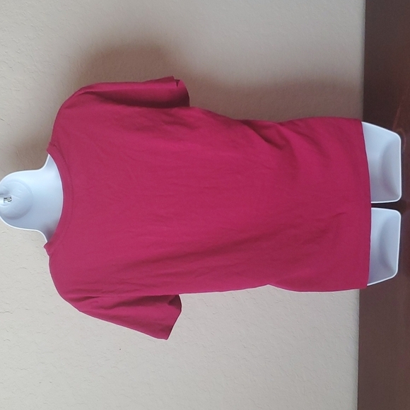 Armani Exchange A|X pink sz M v-neck top - Picture 2 of 8